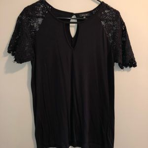 Black and Lace Shirt
